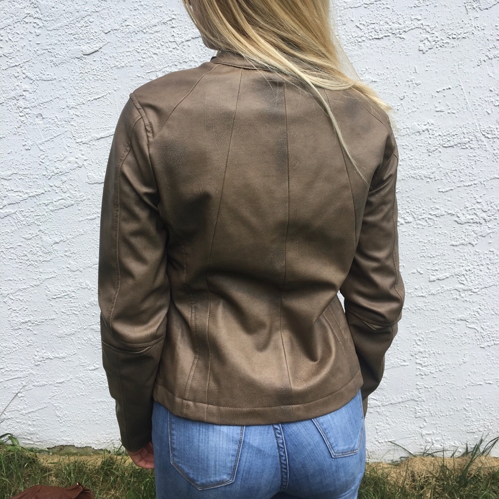 ❌SOLD❌ JACK Faux Leather Jacket - Picture 3 of 4